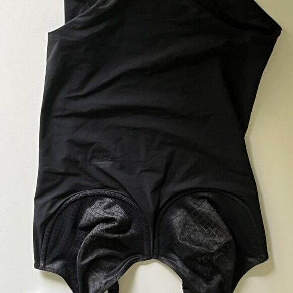 NWT Wacoal Visual Effects Body Briefer with Minimizer Bra in Black Size 38D - Picture 3 of 5